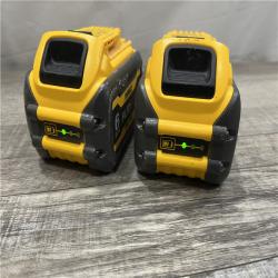 AS-IS DEWALT FLEXVOLT 20V/60V MAX Lithium-Ion 6.0Ah Battery Pack (2 Pack)