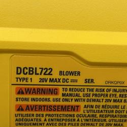 AS-IS DEWALT 20V MAX* XR Brushless Cordless Handheld Blower Kit