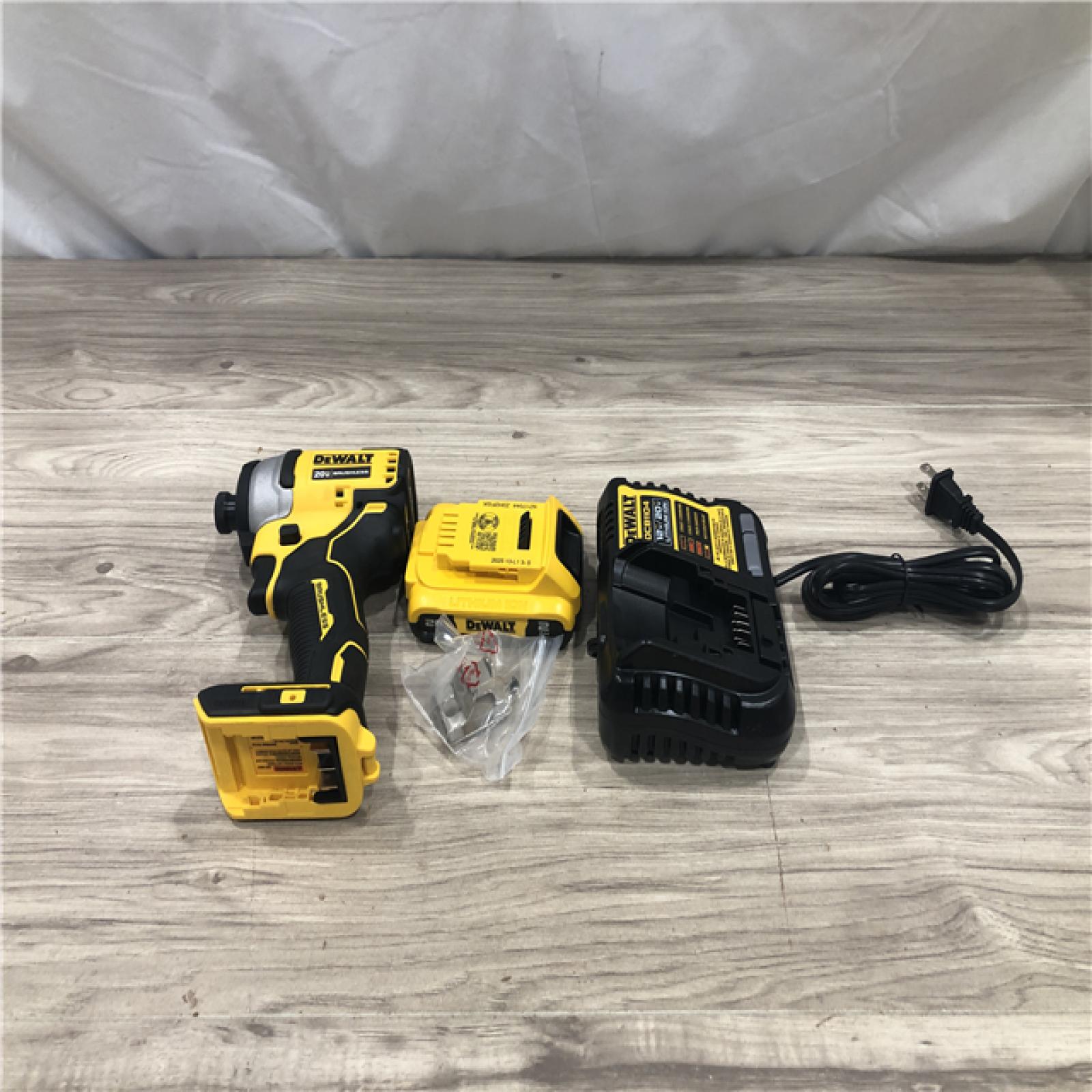 AS-IS DeWALT ATOMIC 20V MAX Cordless Compact Impact Driver Kit