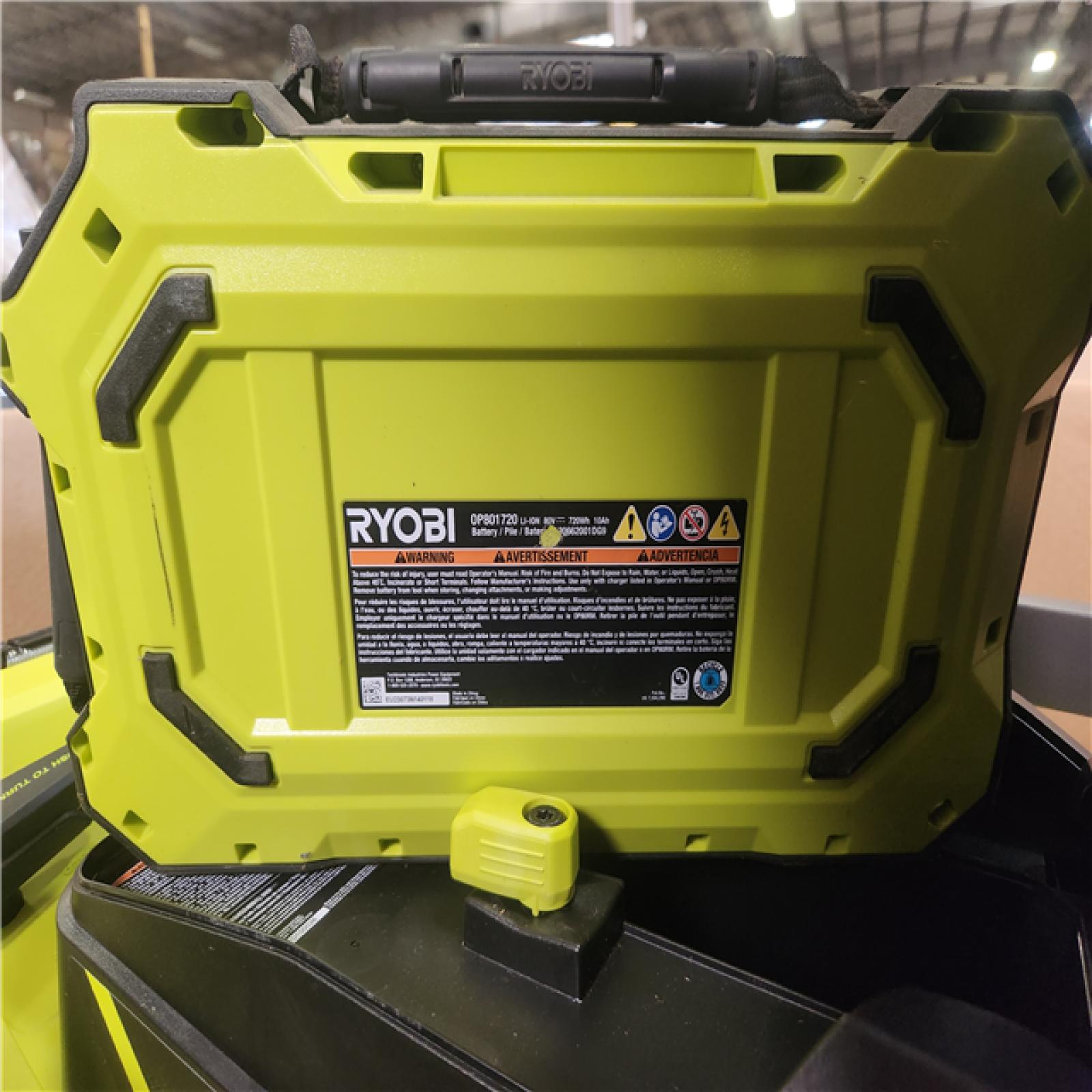 Phoenix RYOBI 80V HP Brushless Battery Cordless Electric 30 in. Multi-Blade Lawn Mower with Battery and Charger