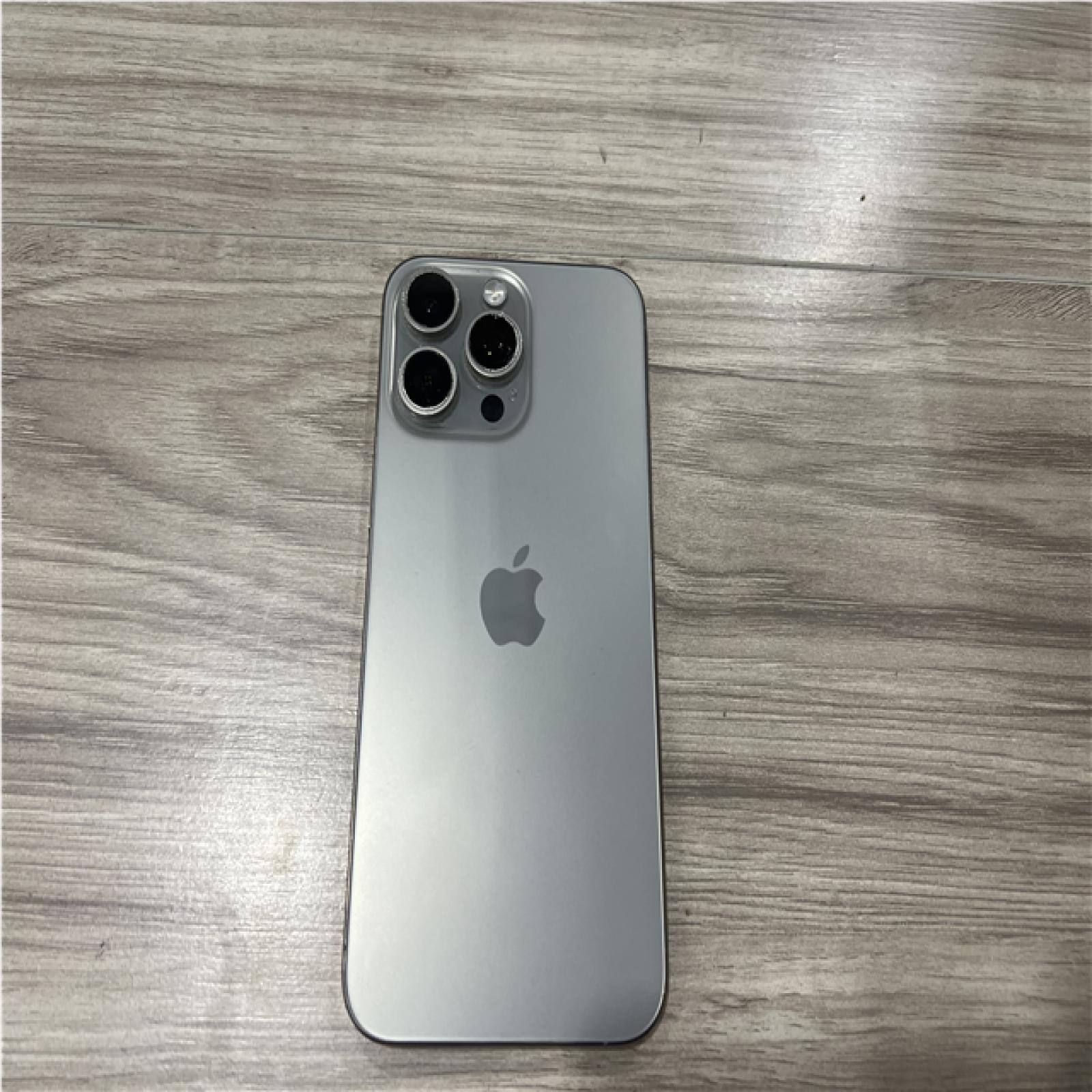 AS-IS iPhone 15 Pro Max (256GB) / MU683LL/A Natural Titanium