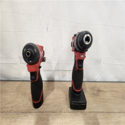 AS-IS- Milwaukee 12V Brushless Hammer Drill and Impact Driver Combo Kit