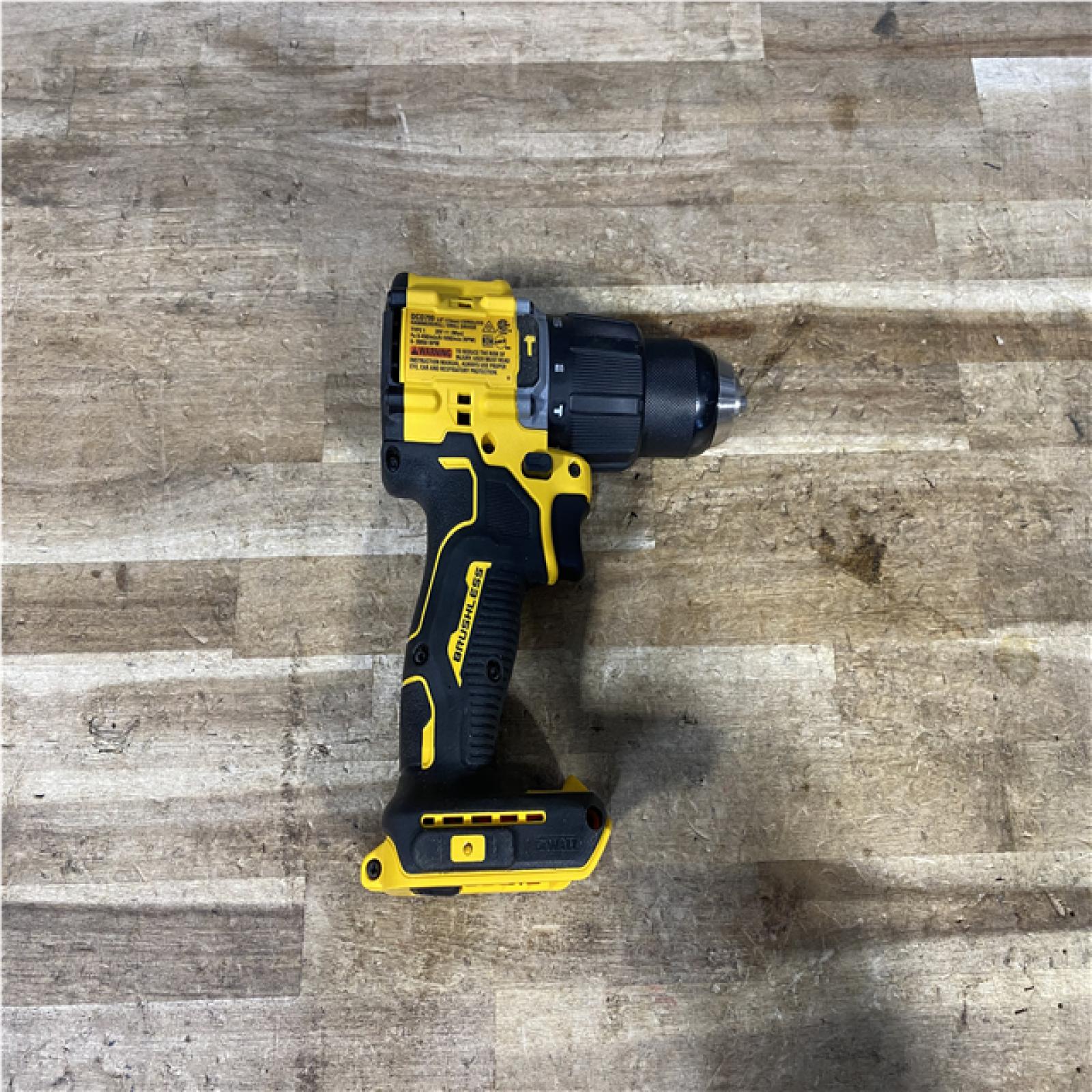Houston Location AS-IS DEWALT ATOMIC 20V Lithium-Ion Cordless 1/2 in. Hammer Drill Kit