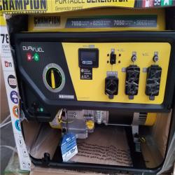 CALIFORNIA AS-IS CHAMPION DUAL FUEL PORTABLE GENERATOR