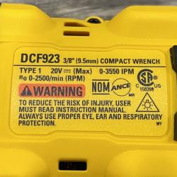 AS-IS DEWALT ATOMIC 20V MAX Cordless Brushless 3/8 in.Variable Speed Impact Wrench (Tool Only)