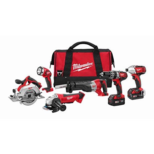 NEW- Milwaukee Tool M18 Cordless 6Tool Combo Kit