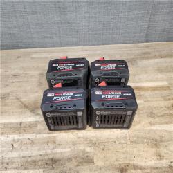 HOUSTON LOCATION - AS-IS MILWAUKEE FORGE BATTERY PACK QTY - 4