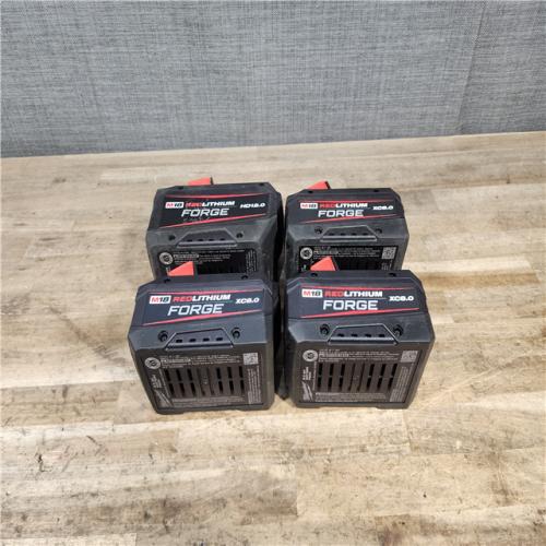HOUSTON LOCATION - AS-IS MILWAUKEE FORGE BATTERY PACK QTY - 4