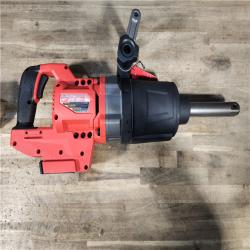 HOUSTON LOCATION - AS-IS (APPEARS LIKE NEW) M18 FUEL 18V Lithium-Ion Brushless Cordless 1 in. Impact Wrench Extended Reach D-Handle Kit W/Two 12.0 Ah Batteries