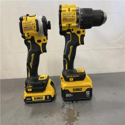 AS-IS - DeWalt ATOMIC 20-Volt Lithium-Ion Cordless 2-Tool Combo Kit