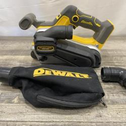 AS-IS DEWALT 20V MAX* XR Brushless Cordless Belt Sander (Tool-Only)