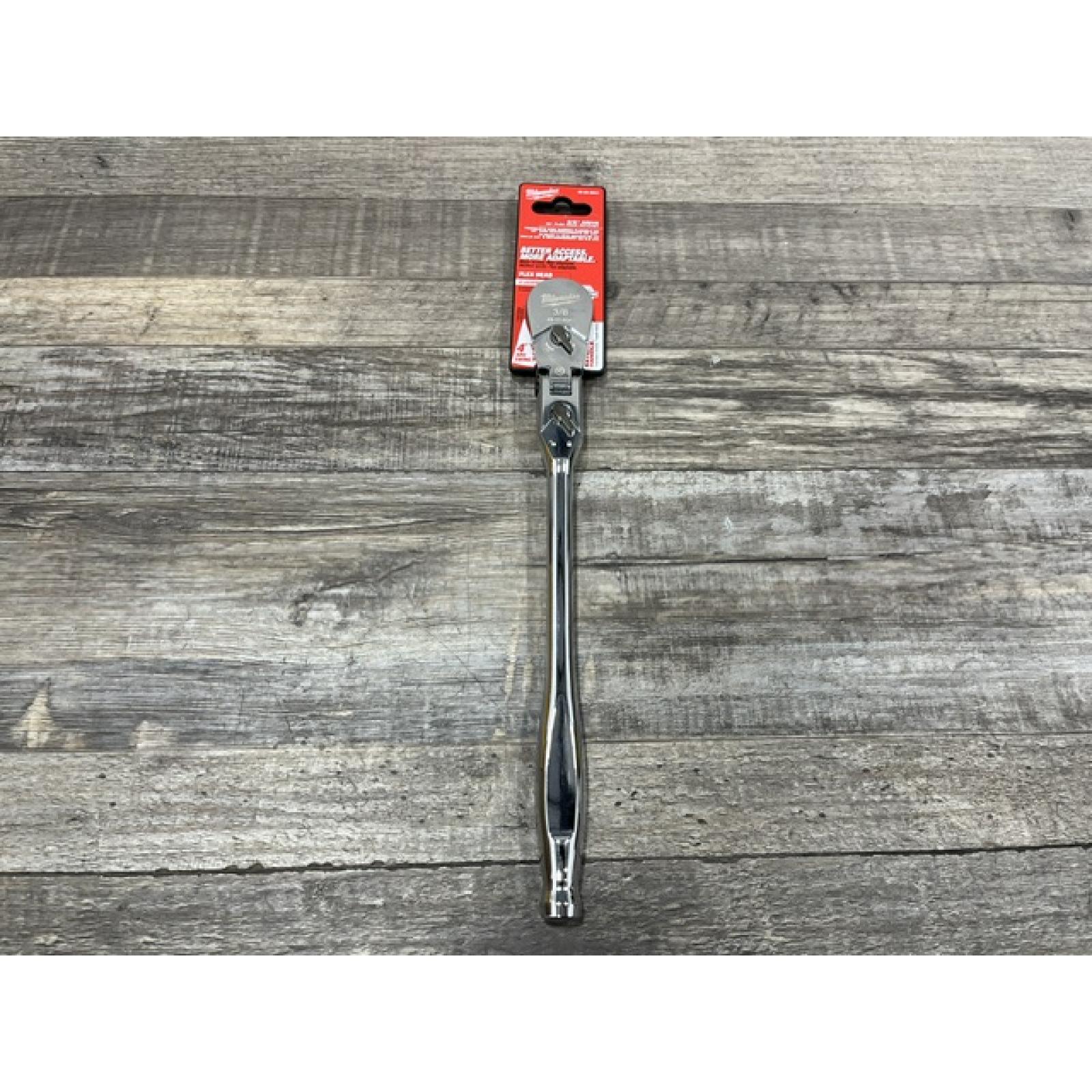NEW - Milwaukee Tool 3/8  Drive 12  Flex Head Ratchet