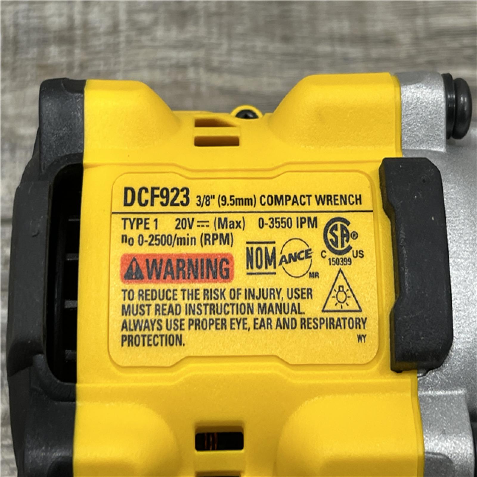 AS-IS DEWALT ATOMIC 20V MAX Cordless Brushless 3/8 in.Variable Speed Impact Wrench (Tool Only)