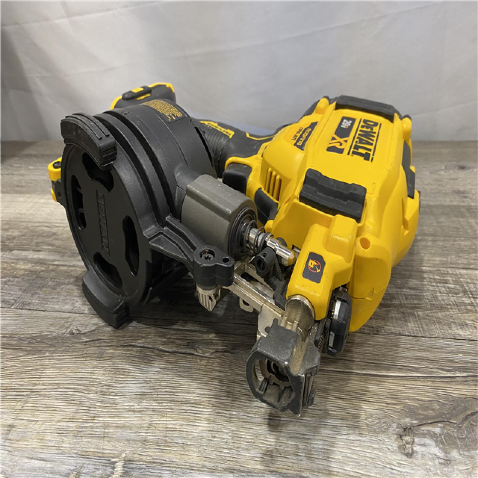 AS-IS DEWALT 20V MAX 15-Degree Electric Cordless Roofing Nailer (Tool Only)