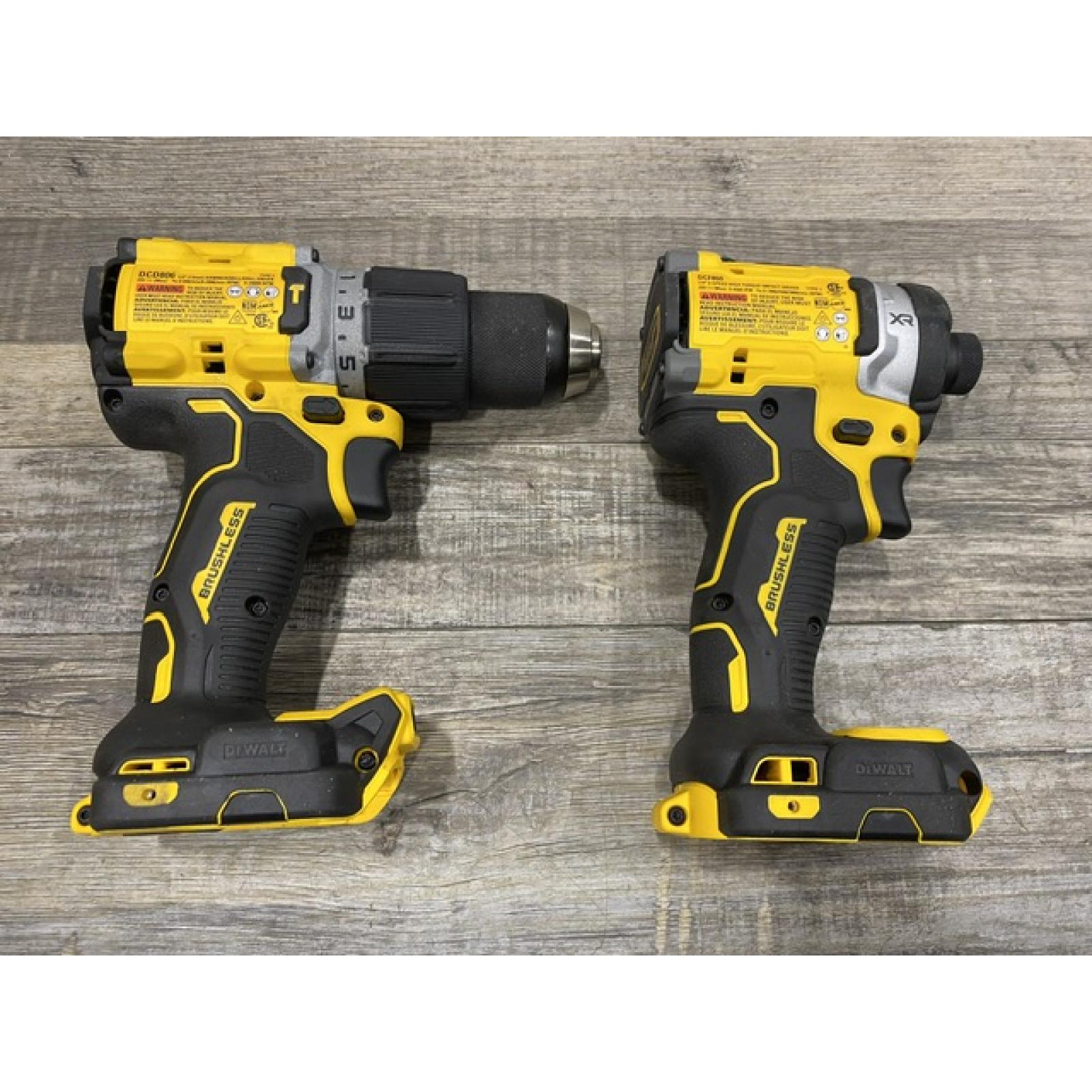 AS-IS DEWALT 20V XR Lithium-Ion Cordless 2-Tool Combo Kit