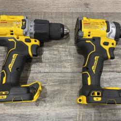AS-IS DEWALT 20V XR Lithium-Ion Cordless 2-Tool Combo Kit