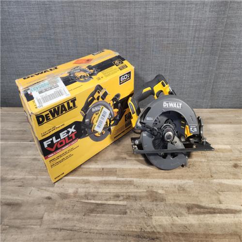 HOUSTON LOCATION - AS-IS DeWALT Flexvolt Max 7-1/4 60V Brushless Circular Saw (Tool Only)