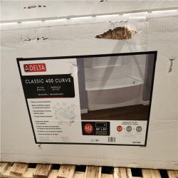 Phoenix Location 2 Delta Classic 500 Curve 60 in. x 32 in. Alcove Deep Soaking Bathtub with Right Drain in High Gloss White Pallet