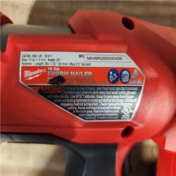 HOUSTON LOCATION - AS-IS Milwaukee  FUEL 18-Volt Lithium-Ion Brushless Cordless Gen II 16-Gauge Angled Finish Nailer (Tool-Only)