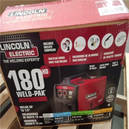 CALIFORNIA AS-IS LINCOLN ELECTRIC 180 WELD PAK