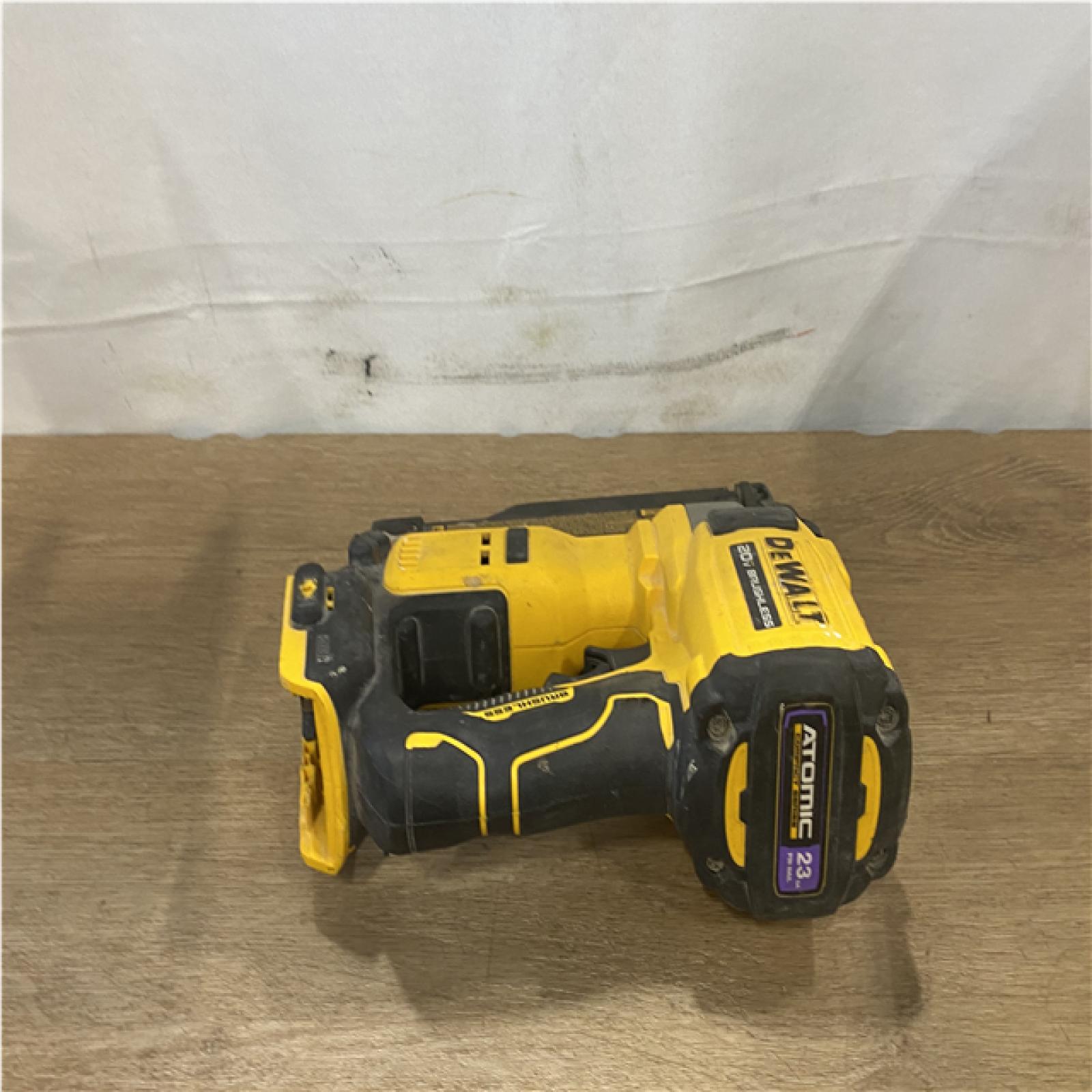 AS-IS DEWALT ATOMIC 20V MAX Lithium Ion Cordless 23 Gauge Pin Nailer (Tool Only)
