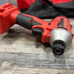 AS-IS Milwaukee 18-Volt Lithium-Ion Compact Brushless Cordless 1/4 in. Impact Driver Kit