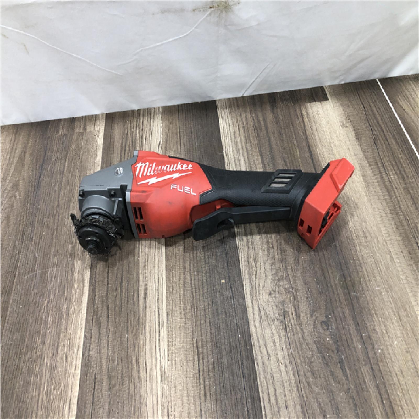 AS-IS Milwaukee FUEL 18-Volt Lithium-Ion Brushless Cordless 4-1/2 in./6 in. Braking Grinder with Paddle Switch (Tool-Only)