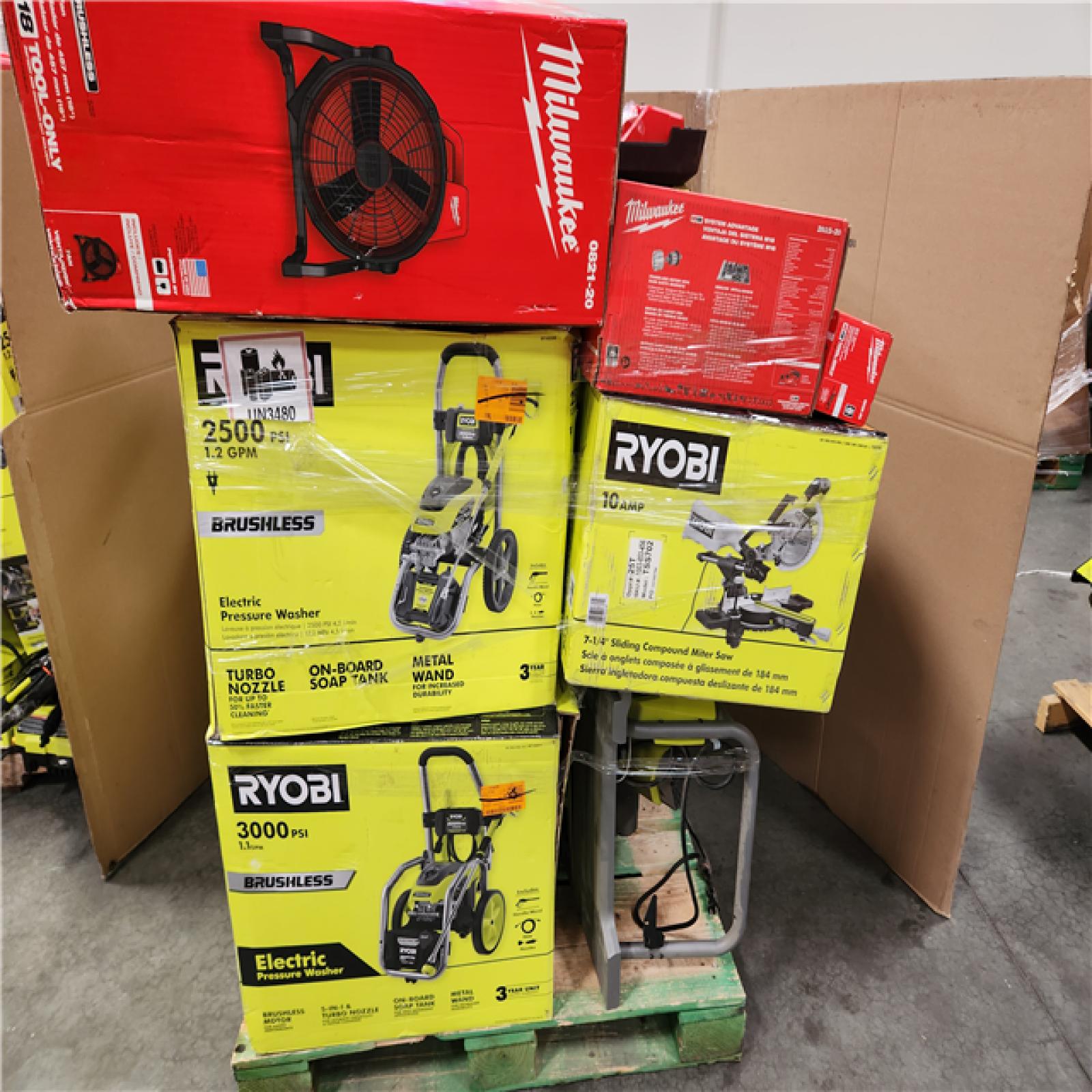 CALIFORNIA AS -IS  TOOL PALLET