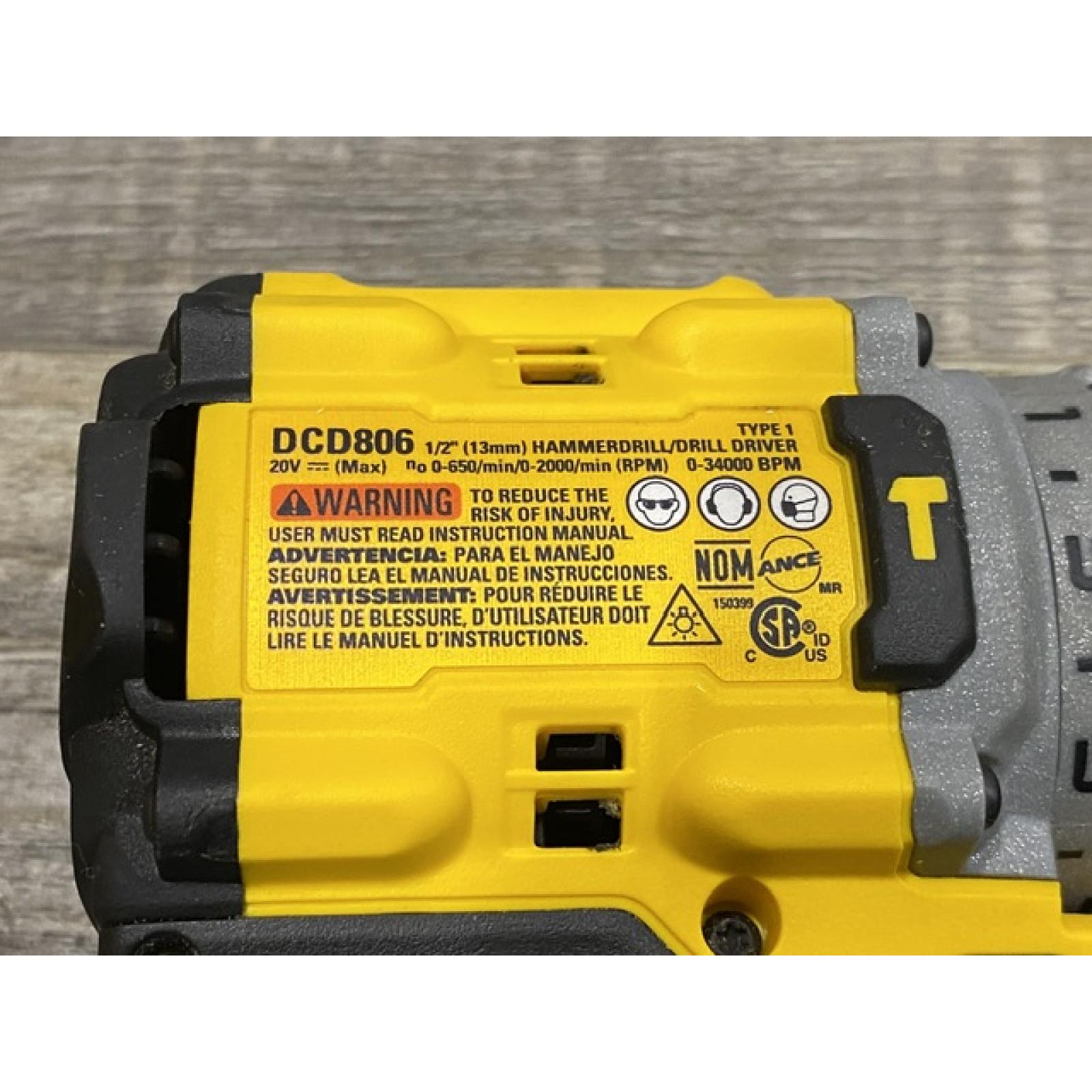 AS-IS DEWALT 20V XR Lithium-Ion Cordless 2-Tool Combo Kit