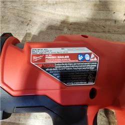 Houston Location AS-IS Milwaukee FUEL 18-Volt Lithium-Ion Brushless Cordless Gen II 16-Gauge Angled Finish Nailer (Tool-Only)