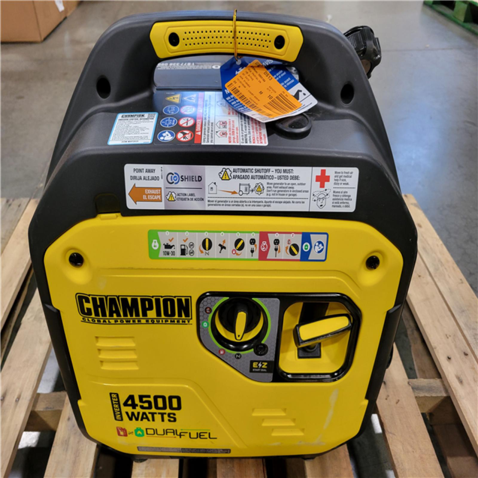 CALIFORNIA AS-IS CHAMPION PORTABLE GENERATOR 4500