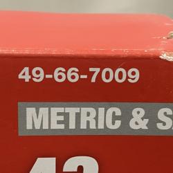 NEW - Milwaukee SHOCKWAVE 3/8 in. Drive SAE and Metric 6 Point Impact Socket Set (43-Piece)