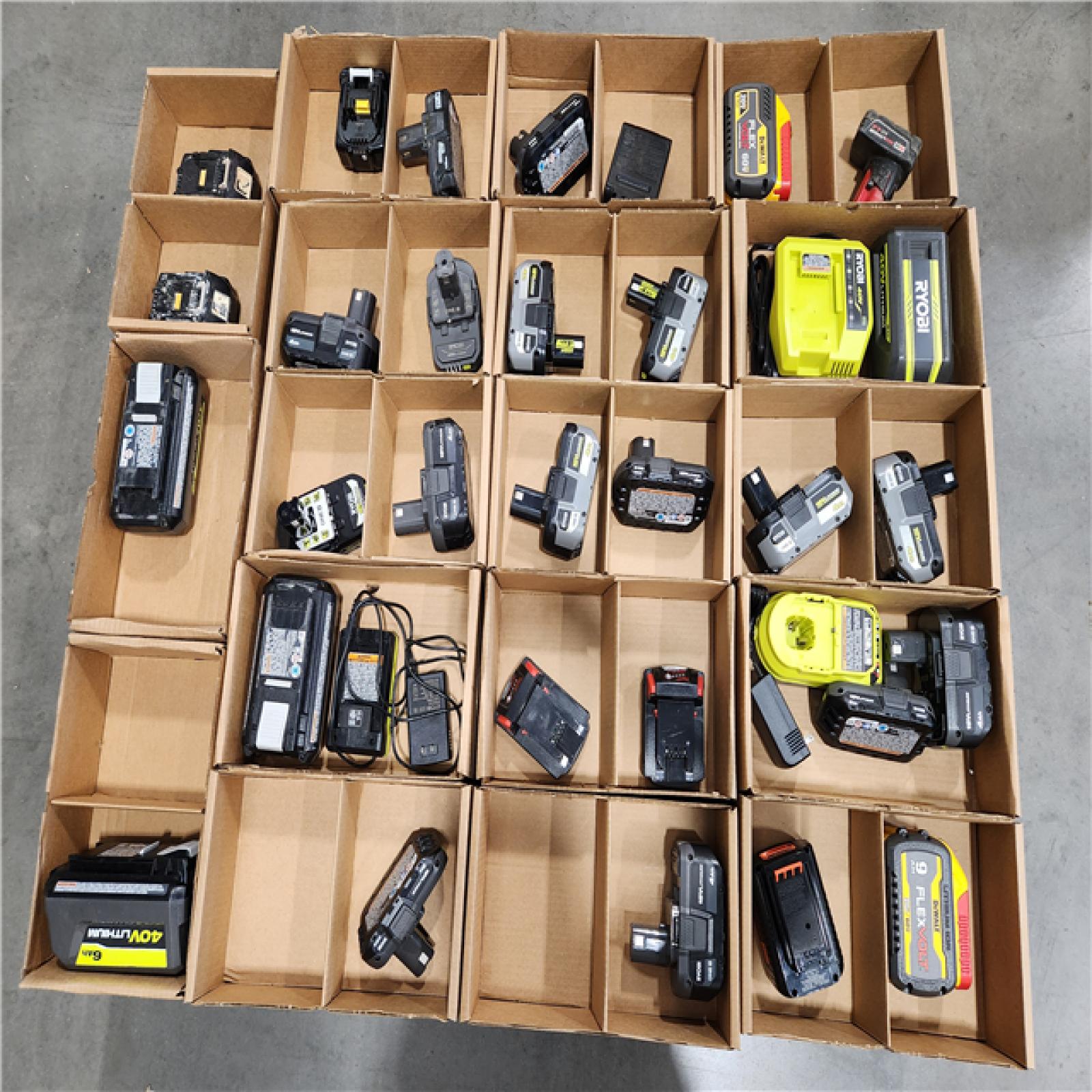 Dallas location as-is battery pallet