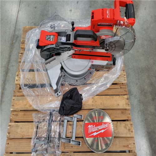 CALIFORNIA AS-IS MILWAUKEE 10 DUAL BEVEL SLIDING COMPOUND MITER SAW