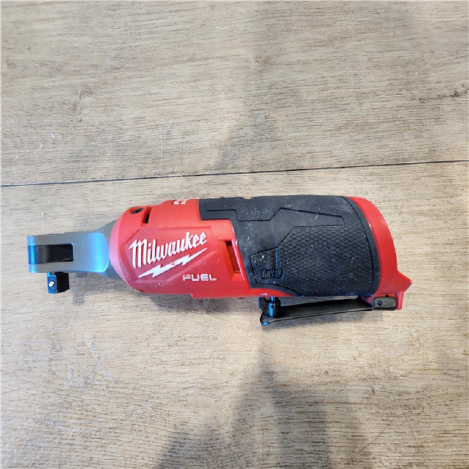 AS-IS- Milwaukee  FUEL 12-Volt Lithium-Ion Brushless Cordless High Speed 3/8 in. Ratchet (Tool-Only)