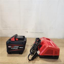 AS-IS- Milwaukee 18-Volt Lithium-Ion REDLITHIUM FORGE Starter Kit with 12. 0Ah Battery and Charger