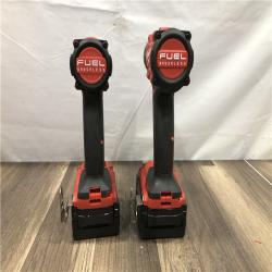 AS-IS Milwaukee FUEL 18V Lithium-Ion Brushless Cordless Hammer Drill and Impact Driver Combo Kit