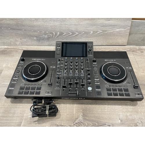 AS-IS Denon DJ SC LIVE 4-4Deck Professional Standalone DJ Controller with Streaming Access