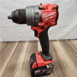 AS-IS Milwaukee 2904-22 Hammer Drill Driver Kit with Batteries  Charger & Tool Case  Red