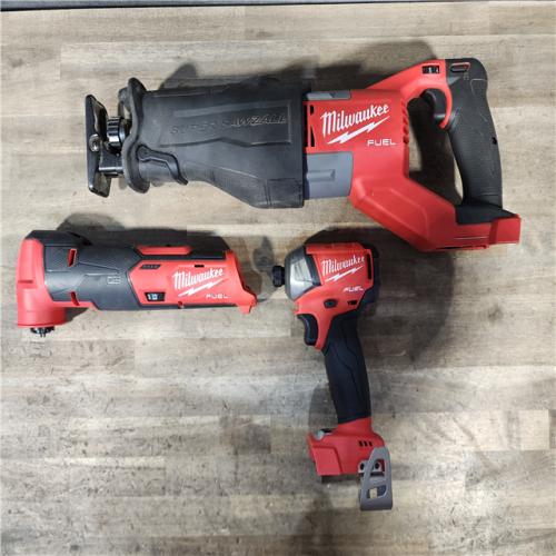 HOUSTON LOCATION - AS-IS MILWAUKEE 3 TOOL COMBO