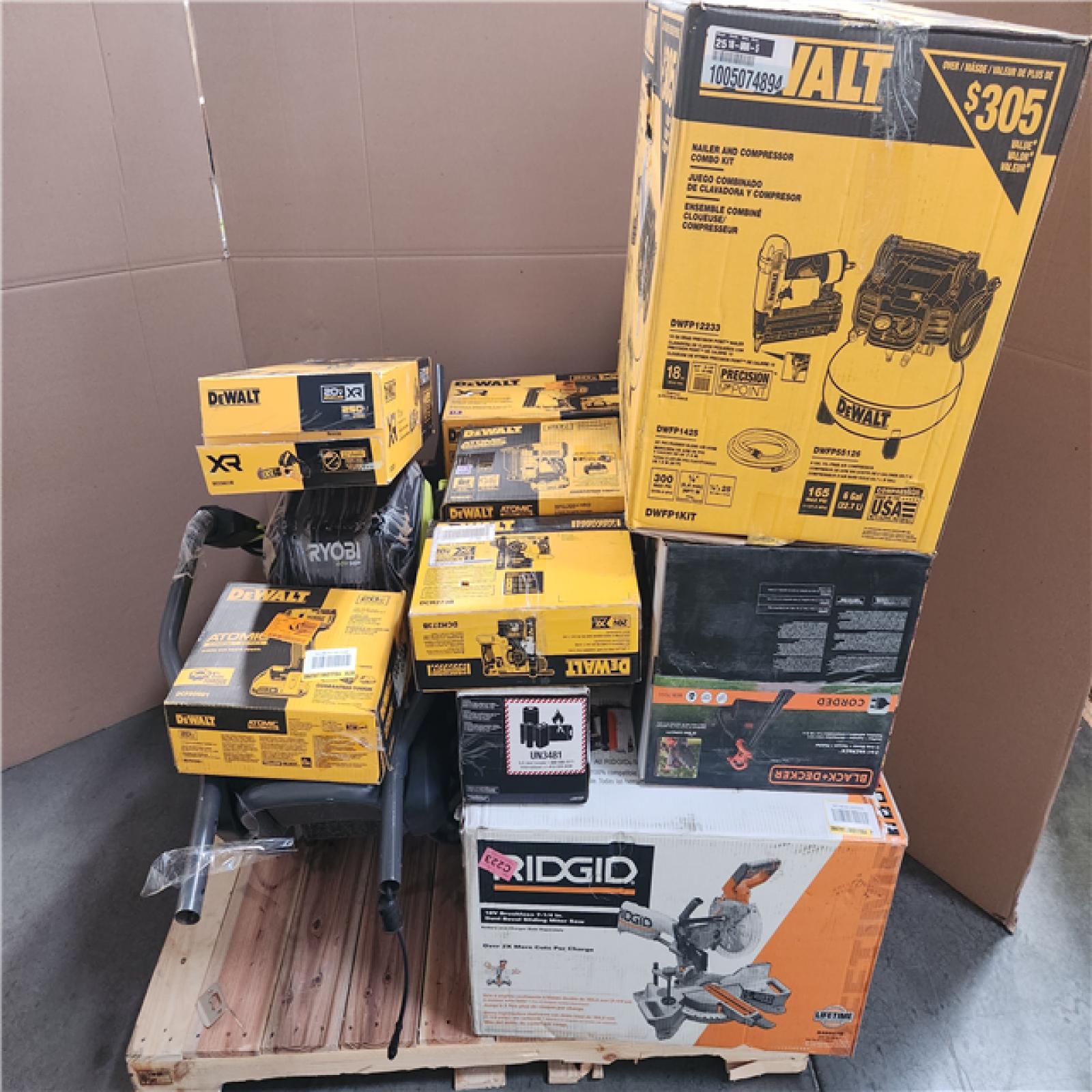 CALIFORNIA AS-IS TOOL PALLET