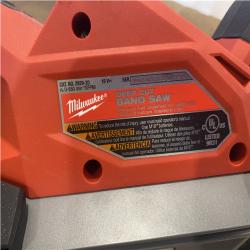 AS-IS Milwaukee FUEL 18V Lithium-Ion Brushless Cordless Deep Cut Band Saw (Tool-Only)