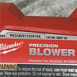 AS-IS Milwaukee 18V Lithium-Ion 570 MPH Brushless Cordless Precision Blower (Tool-Only)