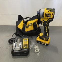 AS-IS - DeWALT ATOMIC 20V Max Lithium-Ion Brushless Cordless Compact 1/4 in. Impact Driver Kit