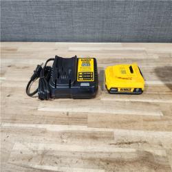 HOUSTON LOCATION - AS-IS DEWALT 20V MAX XR 16-Gauge Electric Cordless Angled Finishing Nailer Kit