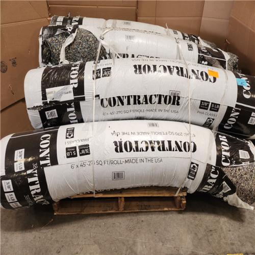 Phoenix AS-IS FUTURE FOAM Contractor 3/8 in. Thick 5 lb. Density Carpet Cushion Pallet (6-Rolls)