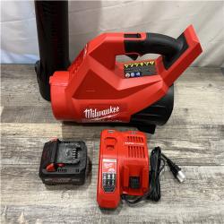 AS-IS Milwaukee FUEL 120 MPH 500 CFM 18V Brushless Cordless Battery Powered Leaf Blower Kit