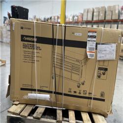 DALLAS LOCATION- AS-IS 52IN 10-DRAWER MOBILE WORKBENCH WOOD TOP MATTE CADET GRAY