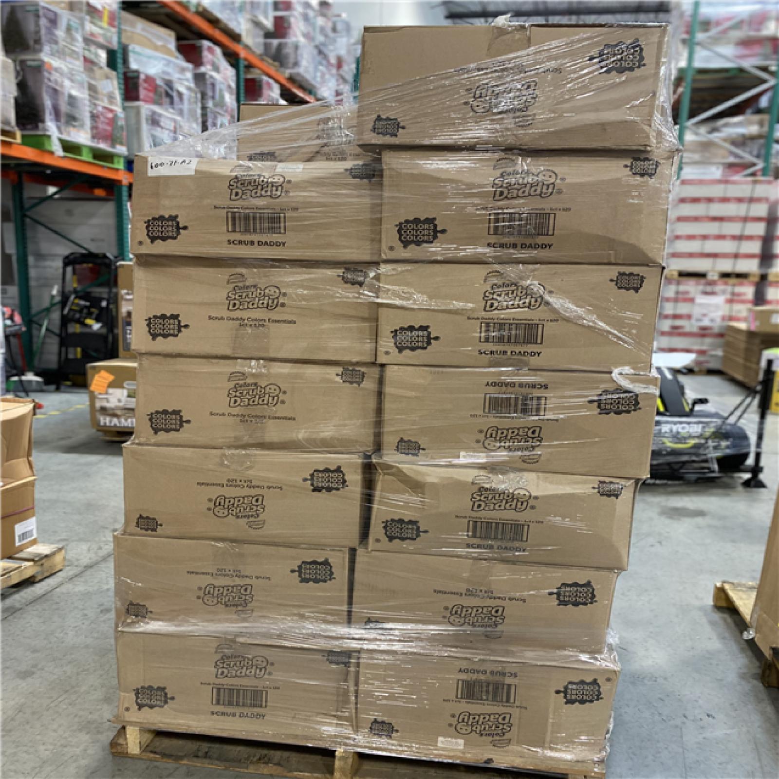 DALLAS LOCATION- SCRUB DADDY ESSENTIALS COLORS CASES OF 120 PALLET (27 CASES/3420 UNITS)