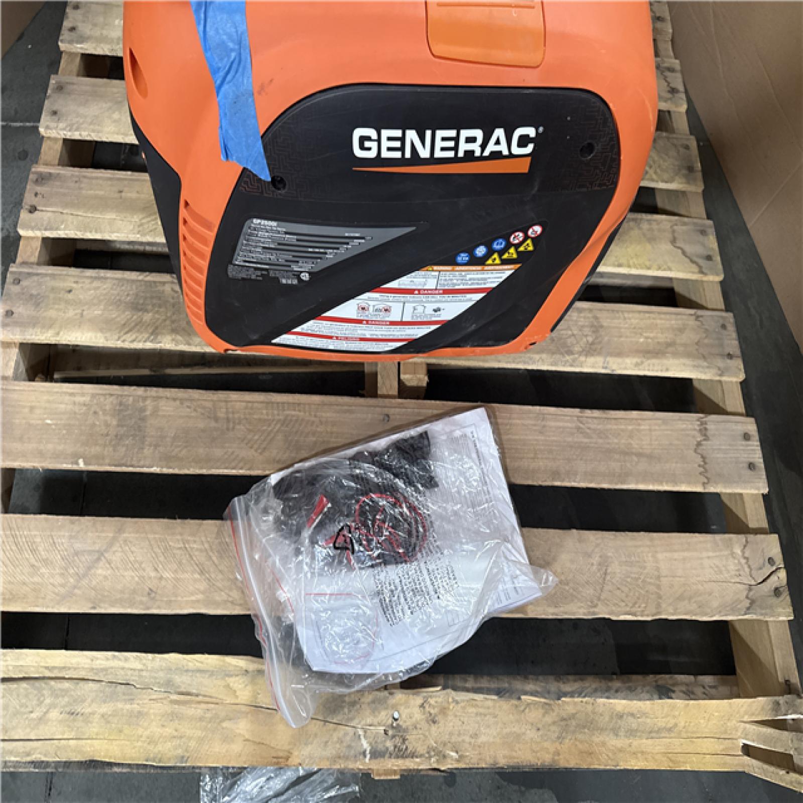CALIFORNIA AS-IS GENERAC GENERATOR GP2500i